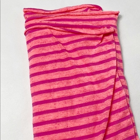 Old Navy pink stripe infinity scarf - Picture 2 of 2